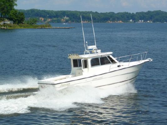 Boats for Sale & Yachts Shamrock 27 Mackinaw, Single Diesel, AC/Generator/Bow Thruster/Lift Kept, new condition! 2002 Motor Boats 